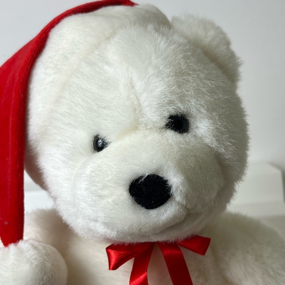 Ganz “Stocking Snugglers”1998 Plush Christmas Bear Stuffed Animal Toy RARE 15” - Picture 8 of 14